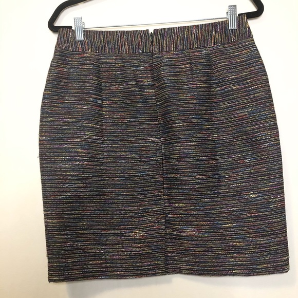 Loft multicoloured mini pencil skirt size 6 - Picture 6 of 8